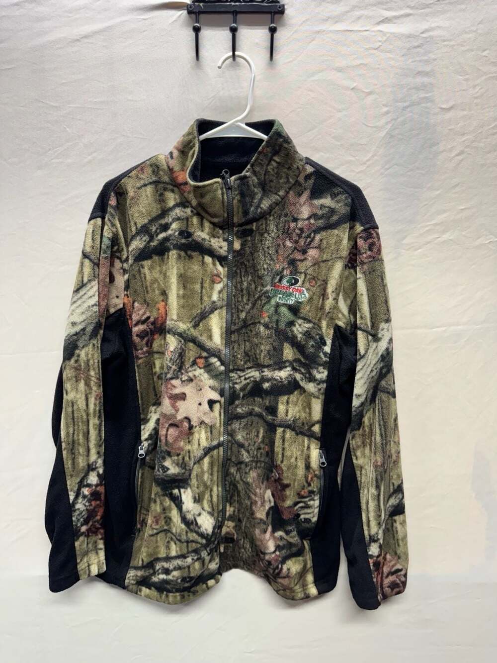 Mossy Oak Break-Up Infinity Camo Full Zip Fleece Jacket L 42-44
